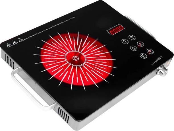 वे ग्रीट 2400 W रेडिएंट कुकटॉप टच पैनल, पुश बटन, जोग डायल