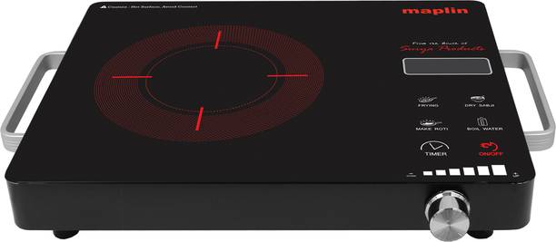 Maplin 2000 W Radiant Cooktop Touch Panel