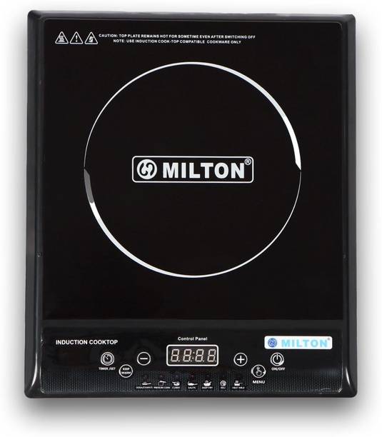 MILTON 1200 W Induction Cooktop Push Button