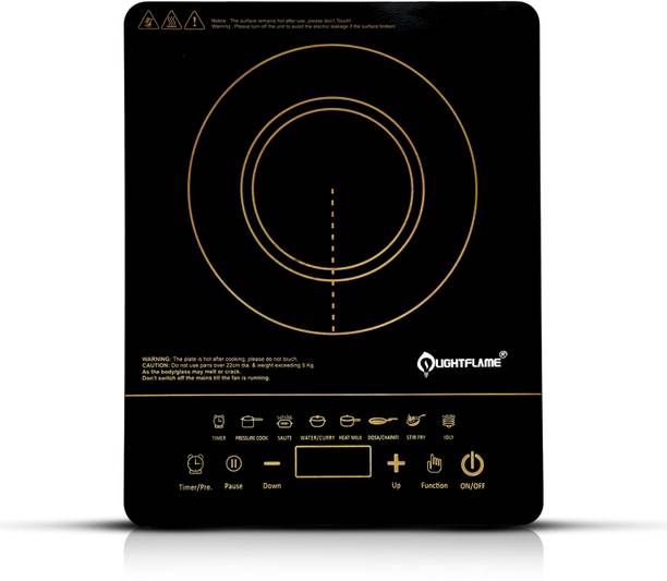 LIGHTFLAME 2100 W Induction Cooktop Touch Panel