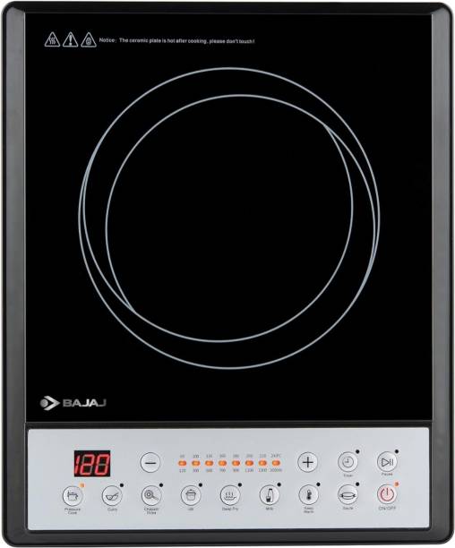 BAJAJ 740302 Induction Cooktop  (Black, Push Button)