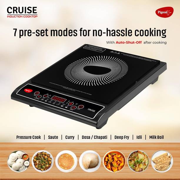 Pigeon 1800 W Induction Cooktop Push Button