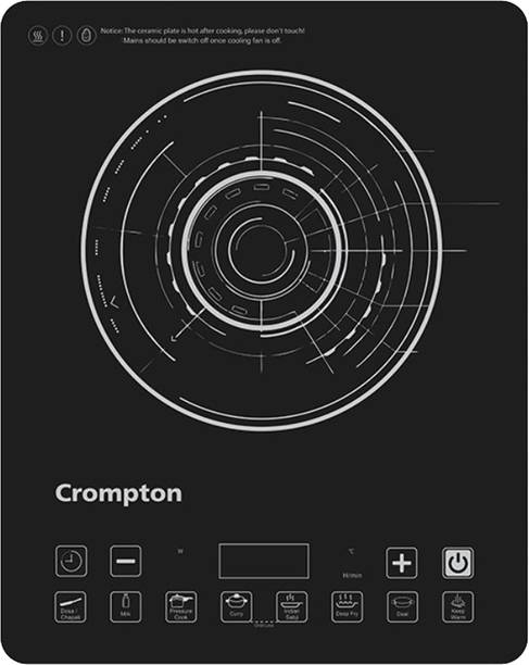 Crompton 2100 W Induction Cooktop Touch Panel
