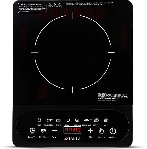 Sansui 2000 W Induction Cooktop Touch Panel