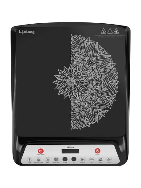 Lifelong 1800 W Induction Cooktop Push Button Black, LLIC100