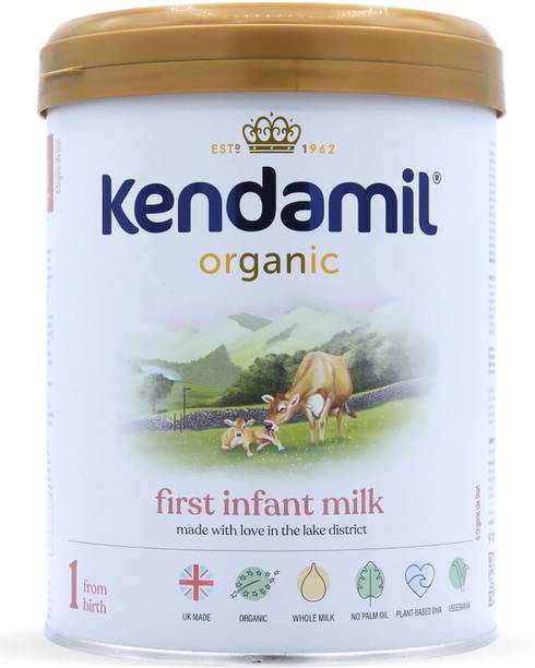 Kendamil Organic First Infant Milk, Stage 1, British Made, Organic Whole Milk Formula