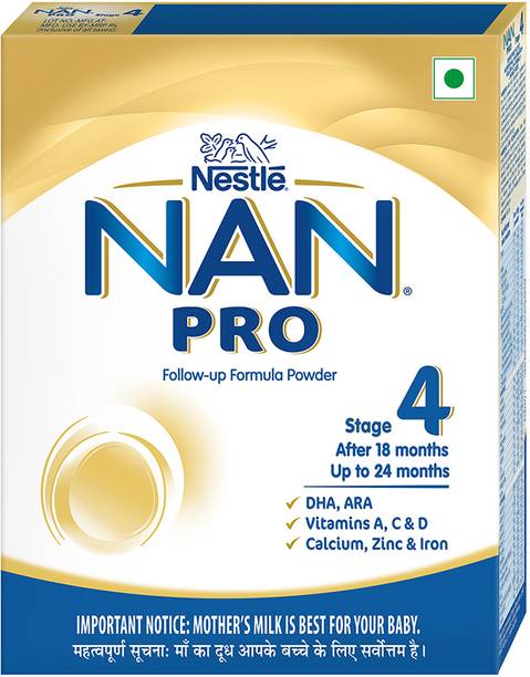 Nestle Nan Pro 4 Follow-Up Formula Powder, Stage 4, Pouch in Box