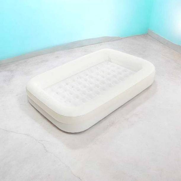 Tiny Tales Deflation Inflatable Mattress, Foldable Blow Up Mattress Inflatable Bed