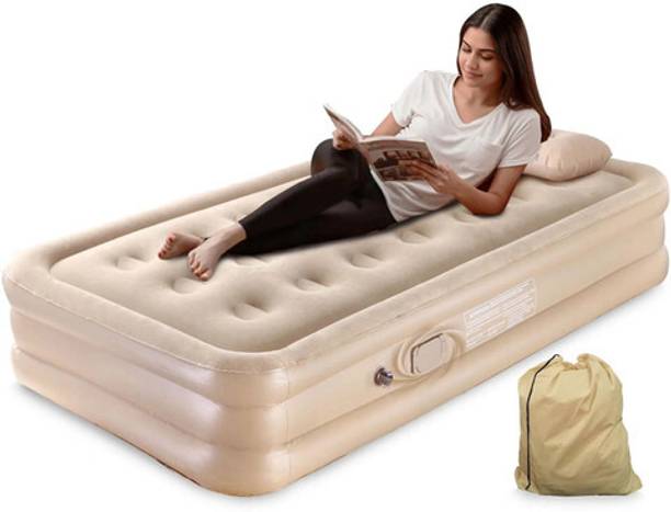 sakpack Inflatable bed, Blow Up Air Bed, Mattress Sofa with Pump, Pillow & Storage Bag Inflatable Bed