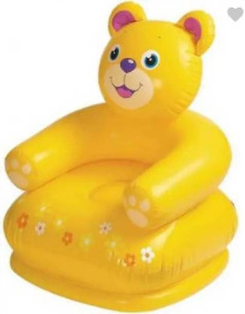 KinderTales Folding Teddy Bear Shaped PVC (IND *4569) Inflatable Baby Chair Children Sofa. Inflatable Sofa/ Chair