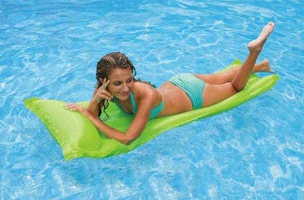 Tiny Tales 59717 Inflatable Neon Mattress (IND*4439) (Colors may vary) Inflatable Swimming Mats