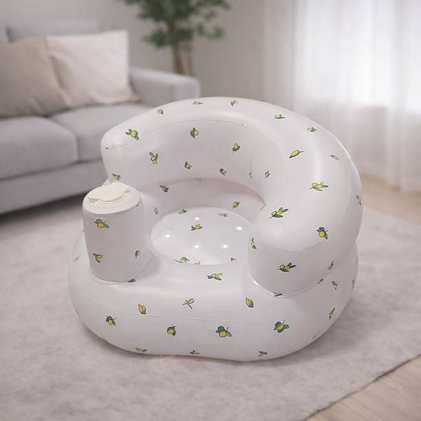 RASTER-TEX Inflatable Baby Sofa Seat with Backrest Inflatable Sofa/ Chair
