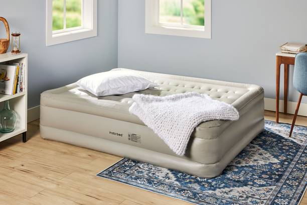 sakpack Inflatable bed, Blow Up Air Bed, Mattress Sofa with Pump, Pillow & Storage Bag Inflatable Bed