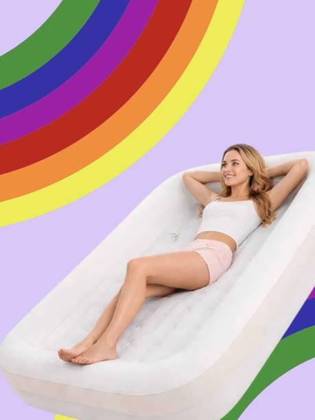 Tiny Tales Inflatable Mattress, Foldable(IND*615) Mattress Inflatable Bed