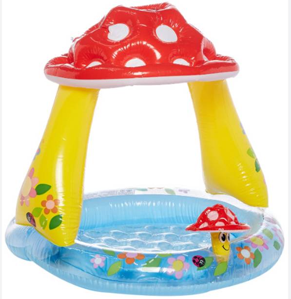 HornFlow Sunshade (IND*32) Baby Pool Swimming Pool Portable Pool With Pump Inflatable Swimming Pool