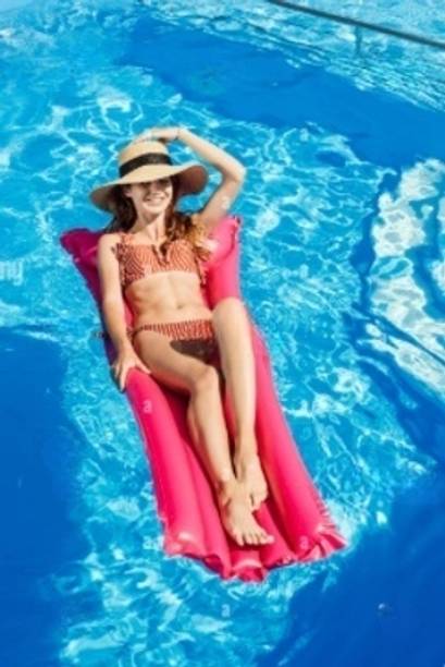 Tiny Tales 59717 Inflatable Neon Mattress (IND*6739) (Colors may vary) Inflatable Swimming Mats