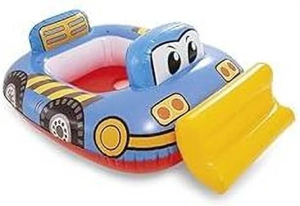 KidsZeeNie Kiddie Floart Bulldozer For kids Pool Swimming Kids Diaper Style Float Inflatable Pool Accessory