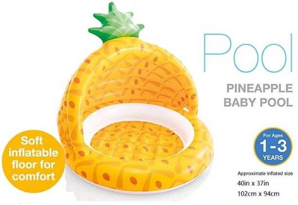 Intelligent PINEAPPLE (IND*174) BABY POOL 102CMX94CM Inflatable Swimming Pool
