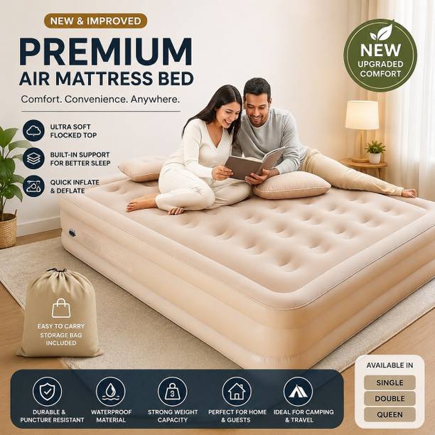 VYNEXX Home & Camping Inflatable Mattress – Easy to Carry Inflatable Bed