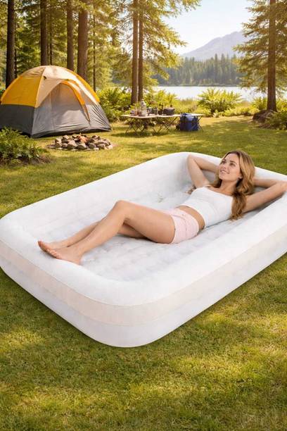 Tiny Tales Inflatable Mattress, Foldable(IND*965) Mattress Inflatable Bed