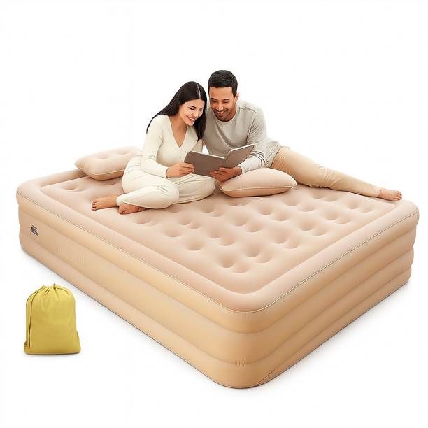 RUMQOL Single Inflatable Air Mattress Waterproof Portable Blow Up Bed Inflatable Bed