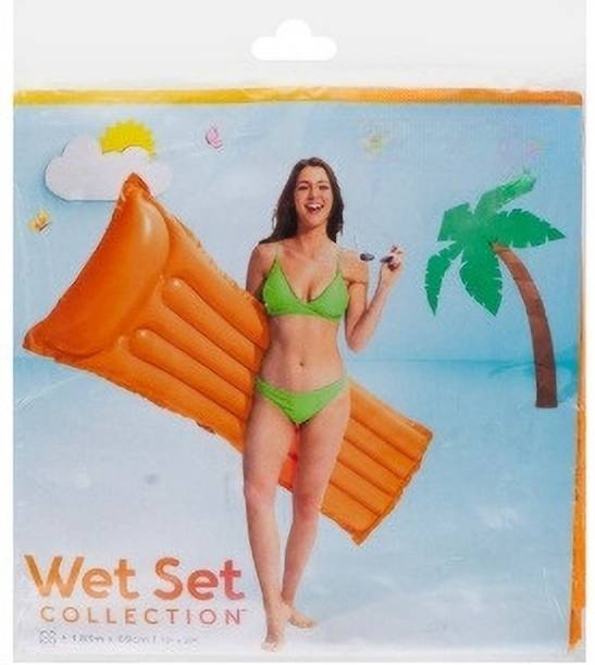 Intelligent 59717 Inflatable Neon Mattress (IND*1236) (Colors may vary) Inflatable Swimming Mats