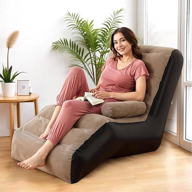 SHARNGA Inflatable Leisure Sofa Chair and Footstool, Outdoor Folding Lounger NA 3 Seater Inflatable Sofa