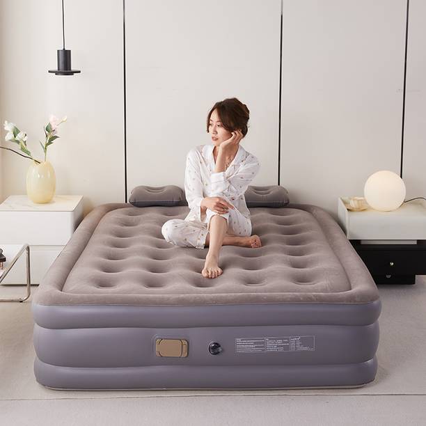 dkian Inflatable double bed air mattress for home travel thick inflatable matress PVC 2 Seater Inflatable Sofa