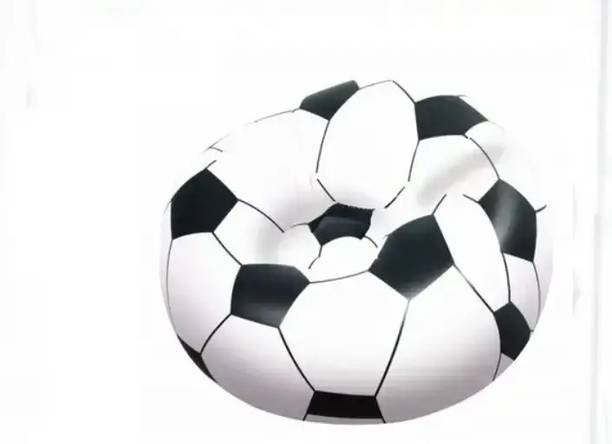 HornFlow Wholesale Inflatable Soccer Ball Sofa Chair with pump Vinyl 1 Seater Inflatable Sofa