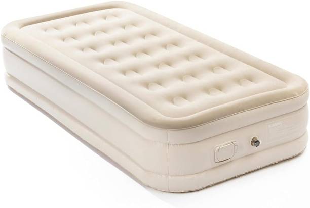 WTE Inflatable Sofa Premium Leak-Proof TPU Portable for Home, Guests & camping. Velvet 4 Seater Inflatable Sofa