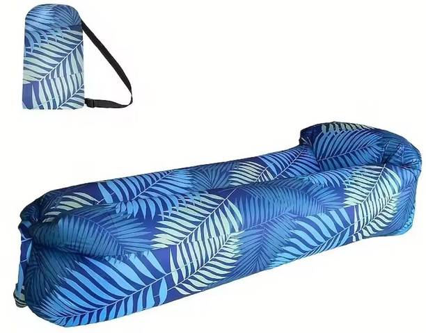 Horizonite 10 Sec Air Fill Portable Inflatable Lounger Sofa for Camping Beach Travel PVC 2 Seater Inflatable Sofa