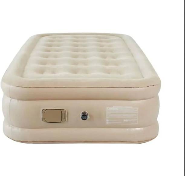 Anshi Inflatable Blow Up Air Bed Mattress Sofa with Pump, Pillow & Storage Bag PU Leatherette 2 Seater Inflatable Sofa