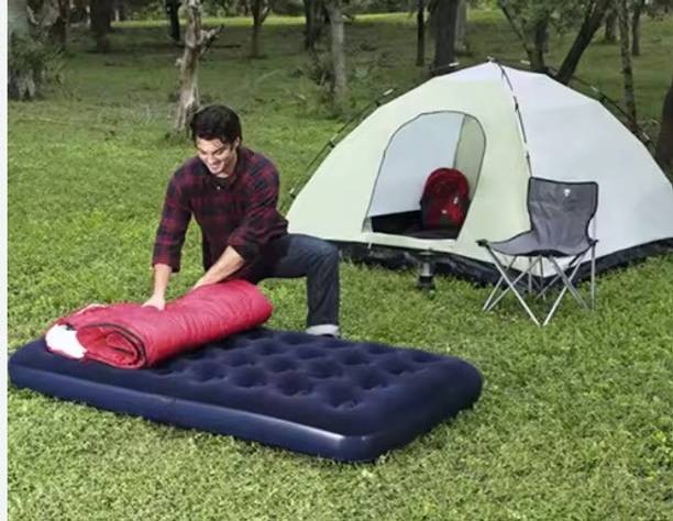TinyTales Inflatable (IND*50) Mattress Camping Air Bed Vinyl 1 Seater Inflatable Sofa