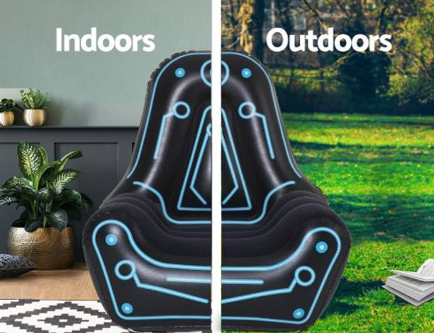 TinyTales Gaming Chair Comfy Inflatable Lounger Armchair For Kids PVC 2 Seater Inflatable Sofa