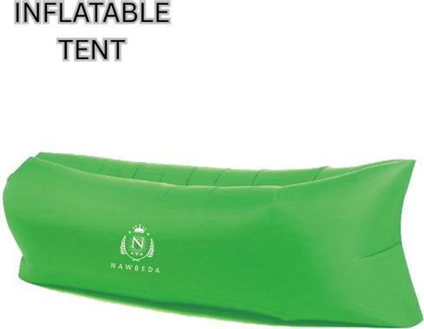 house of common Inflatable Portable Air Sofa, Water Proof & Anti-Air Leaking Design Polyester 2 Seater Inflatable Sofa