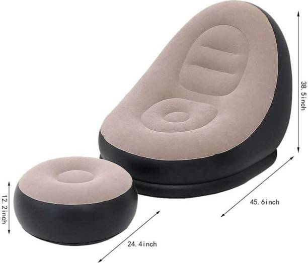 HOLCOSY holcosy001 PVC 1 Seater Inflatable Sofa
