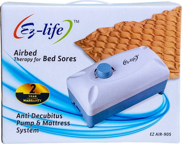EZ Life Anti Decubitus Air Mattress with Electric Air Pump | Alternating Pressure Bubble Leatherette 1 Seater Inflatable Sofa