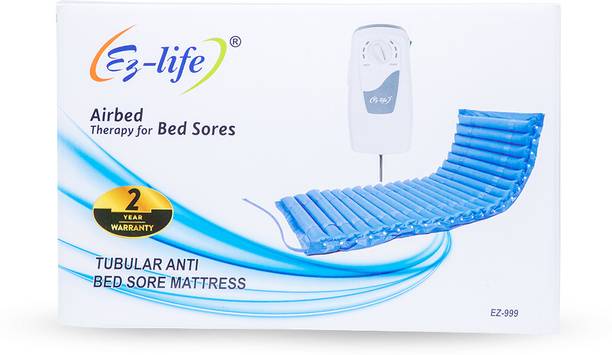 EZ Life Tubular Air Mattress with Air Pump for Pressure Relief & Patient Care Bed EZ-999 Leatherette 1 Seater Inflatable Sofa