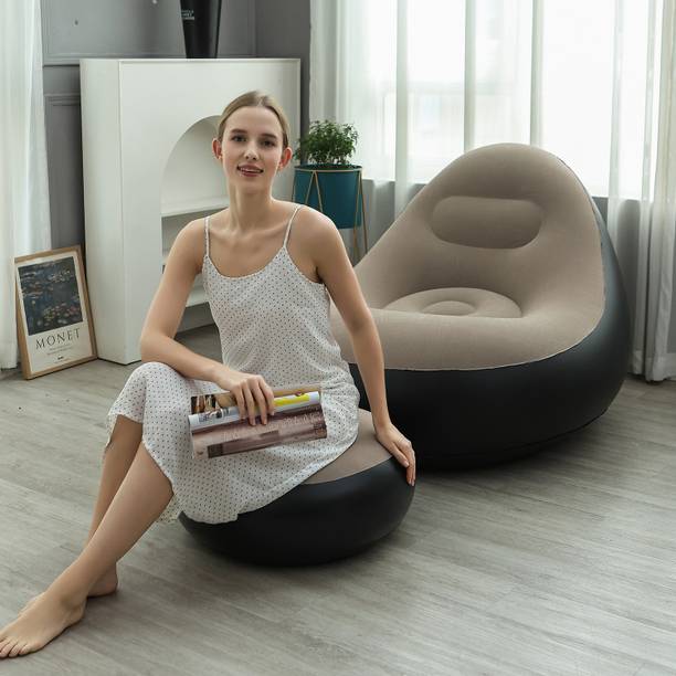 CSUNIVERSALL PVC 2 Seater Inflatable Sofa