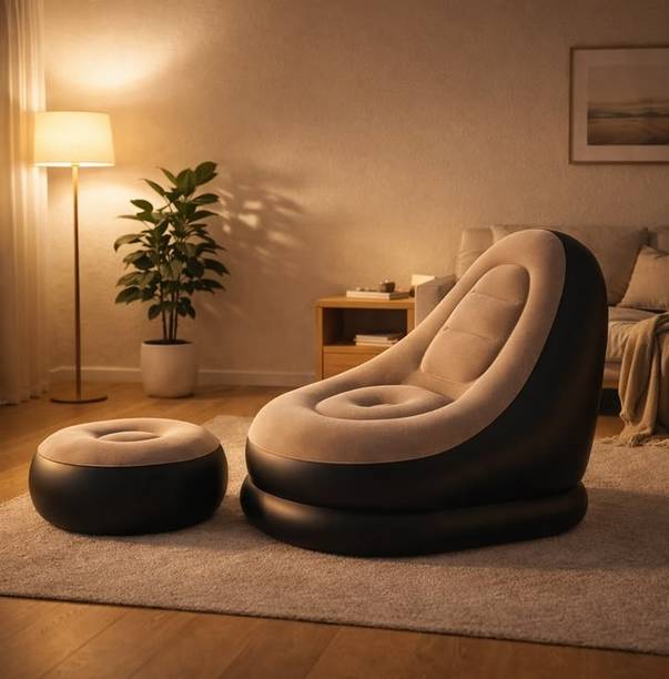 Shree gocommerce PVC 1 Seater Inflatable Sofa