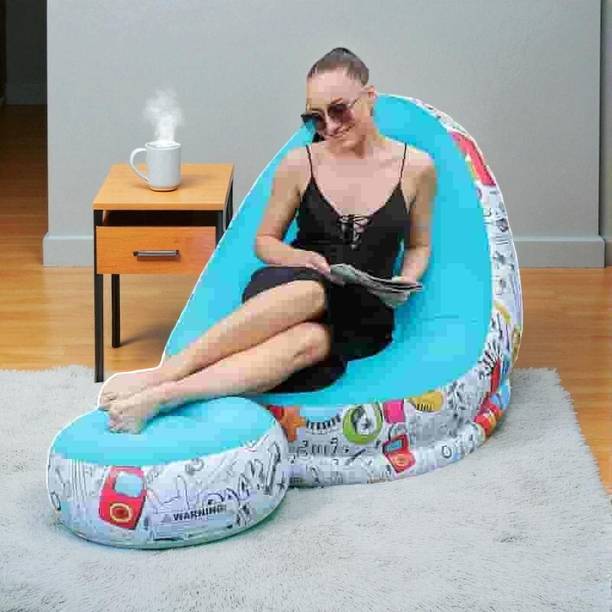 MAULIK LUNCHER Velvet 2 Seater Inflatable Sofa