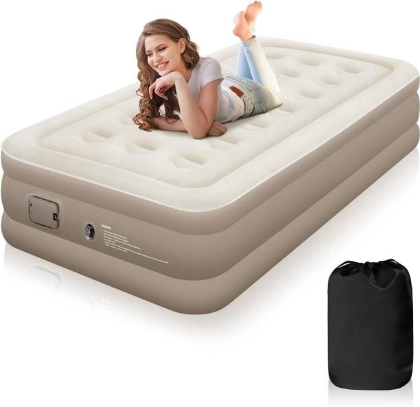 Sachii Air Bed with Pump & Storage Bag PU Polyester 2 Seater Inflatable Sofa