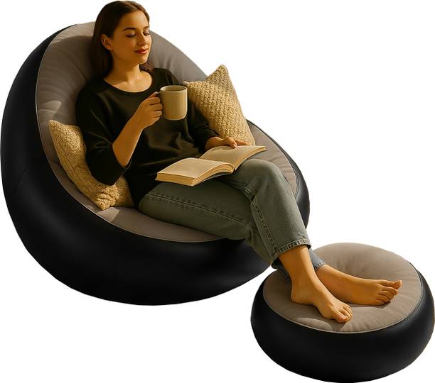 The Divine Tales The Divine Tales Inflatable Lounge PVC 2 Seater Inflatable Sofa