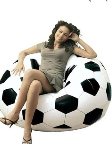 Intelligent Wholesale Soccer Ball Chair And Portable Beach Chairs Vinyl 1 Seater Inflatable Sofa
