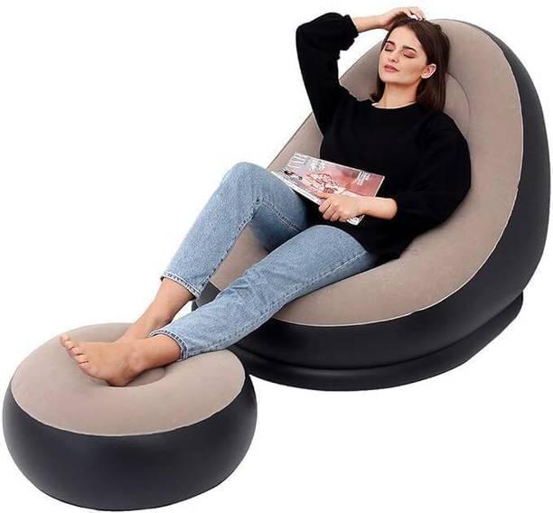 rimpal creation Leatherette 2 Seater Inflatable Sofa