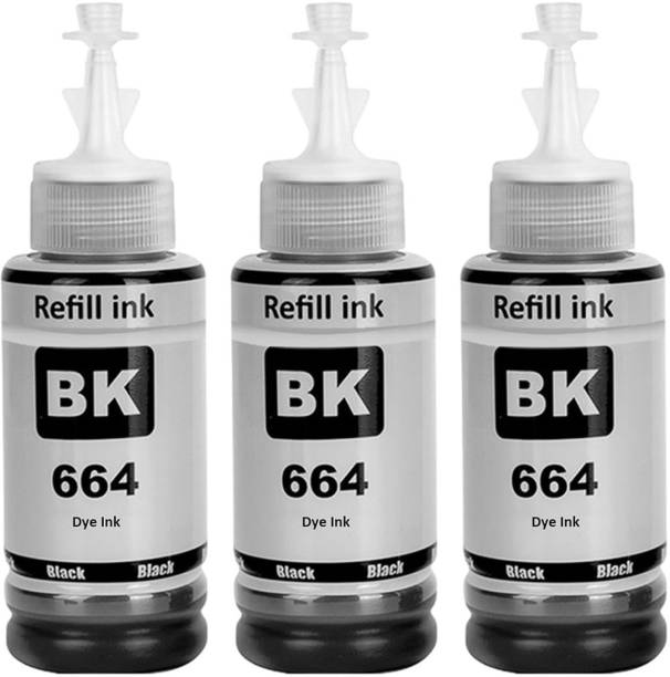 Ang T6641 Refill Ink For Use In L130, L200, L210, L220, L300, L310, L350, L355 Black Ink Cartridge