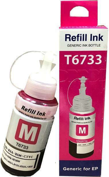 UV Refill Ink Compatible For L800 L805 L810 L850L1800 Ink T6733 Magenta Ink Cartridge