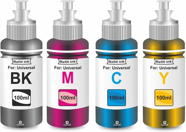 canoff Refill Ink For USe In HP DeskJet Ink Advantage 2778 Multi-function WiFi Color Black + Tri Color Combo Pack Ink Bottle