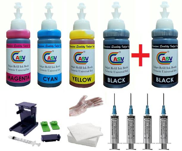 ASV DESKJET INK ADVANTAGE PRINTERS 4929,4829,4826 Black + Tri Color Combo Pack Ink Bottle
