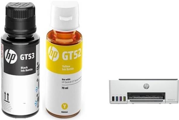 HP 580 ORIGINAL INK FOR HP 580 SMART TANK INK TANK ALL IN ONE WIFI PRINTER Black & Yellow Ink Bottle
